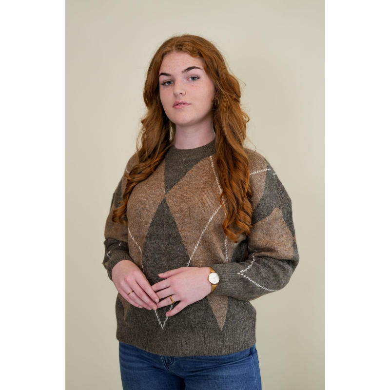 Lizzi Lou Yara W20445 pullover Bruin