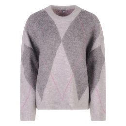 Lizzi Lou Yara W20445 dames Pullovers Mid grey melee