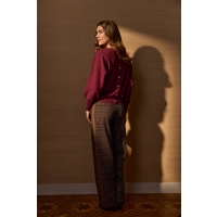 So Soire Joyce W20584 pullover Wijnrood