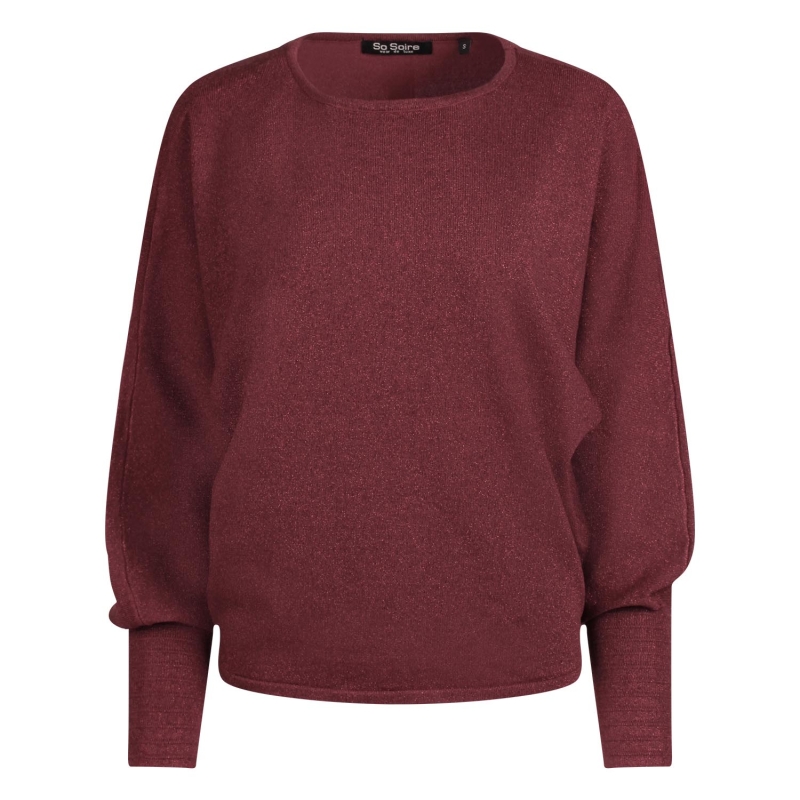 So Soire Joyce W20584 pullover Wijnrood