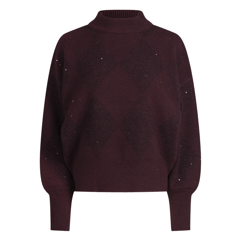 So Soire Willow W20586 pullover Wijnrood