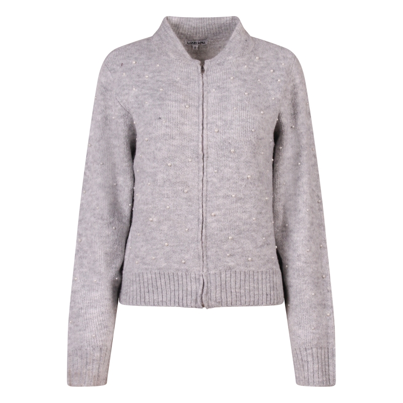 lizzi lou Noor W10407 vesten Grijs licht melee