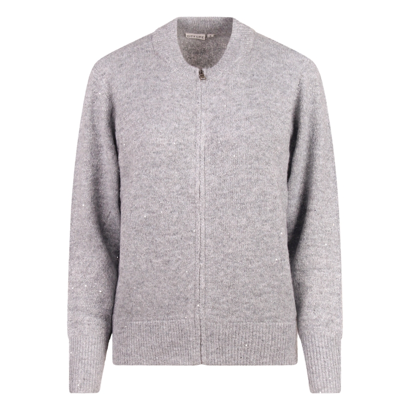 City Life 304659 W20429 vesten Grijs licht melee