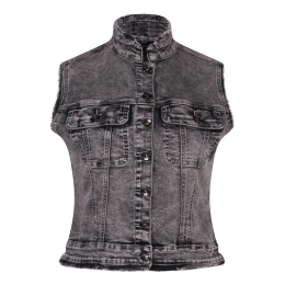 So Soire Agata W10603 dames gilet/hes Denim grey