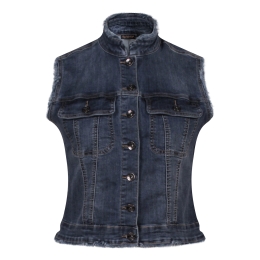 So Soire Agata W10603 dames gilet/hes Denim