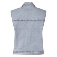 lizzi lou Nola lds Z10341 gilet spencers Denim licht gebleekt