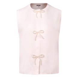 lizzi lou Pippa Z10480 dames gilet/hes Ecru