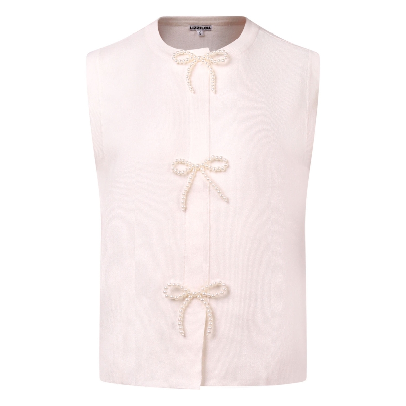 lizzi lou Pippa Z10480 gilet spencers Ecru