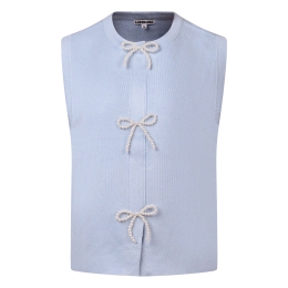 lizzi lou Pippa Z10480 dames gilet/hes Blauw licht