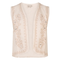 City Life Elena Z10580 gilet spencers Ecru
