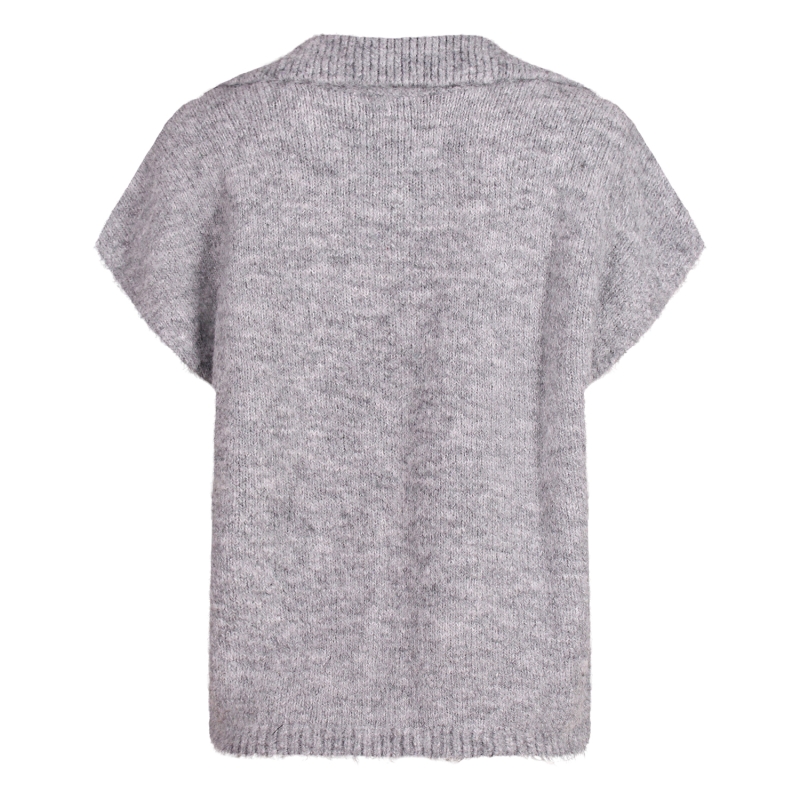 Lizzi Lou Juliette W20449 gilet spencers Mid grey melee