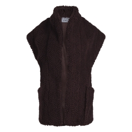 Lizzi Lou Marjorie lds W20561 dames Gilets/hessen Bruin donker