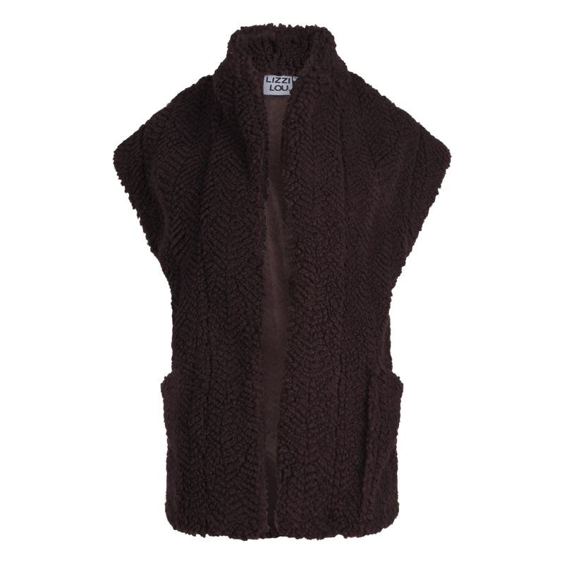 Lizzi Lou Marjorie lds W20561 gilet spencers Bruin donker