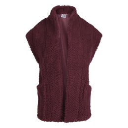 Lizzi Lou Marjorie lds W20561 dames Gilets/hessen Wijnrood