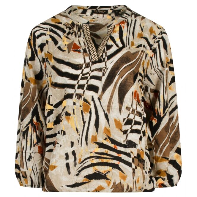 So Soire So Soire Elizia W10459 Beige naturellen mocca So Soire Elizia W10459 Dames bloese lm Beige bestel je online bij www.bertusmode.nl/