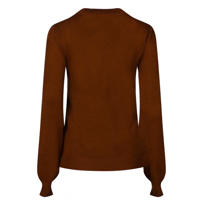 City Life City Life 304519 W10383 Roest smoked paprika City Life 304519 W10383 Dames pullover Roest bestel je online bij www.bertusmode.nl/