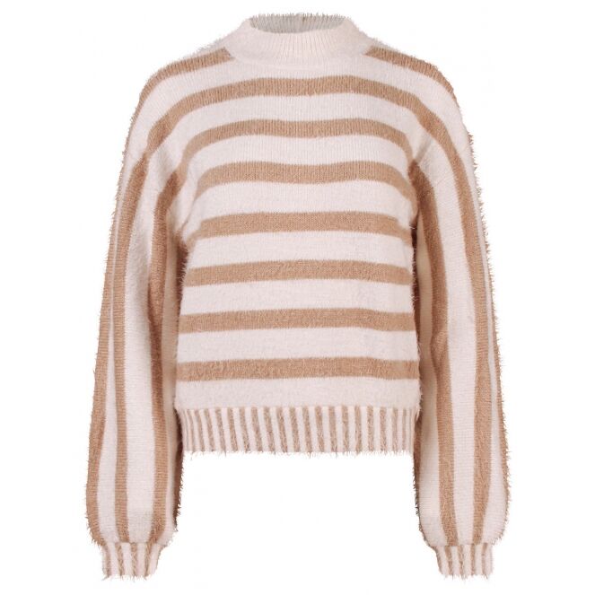 City Life City Life Liv W10408 Beige ecru City Life Liv W10408 Dames pullover Beige bestel je online bij www.bertusmode.nl/