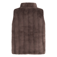 Lizzi Lou LJ-66189 W20378 bodywarmer Bruin taupe