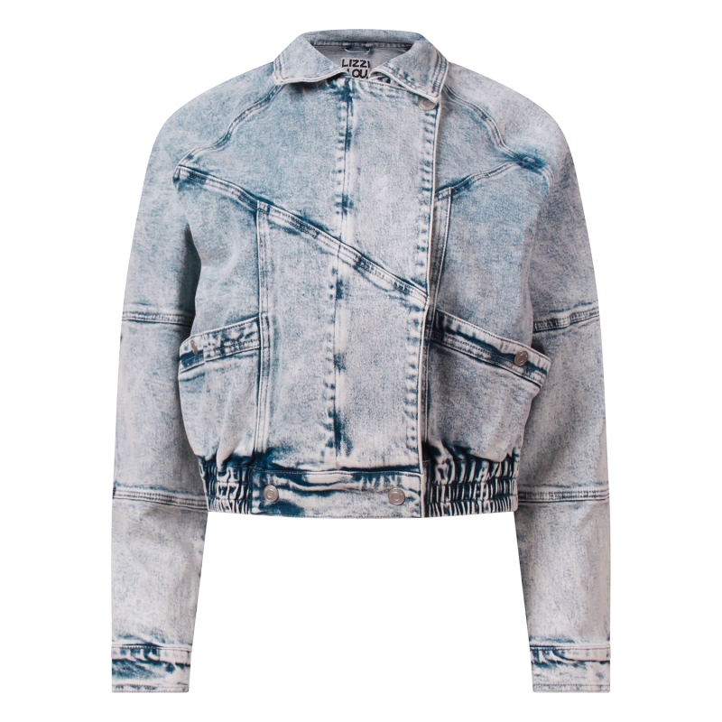 lizzi lou Avalynn lds Z10079 jackjes Denim licht gebleekt