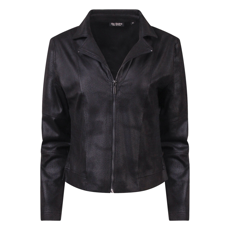 So Soire Lidia W20418 jackjes Zwart