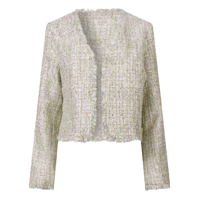 So Soire Flora Z10452 blazers Blauw licht