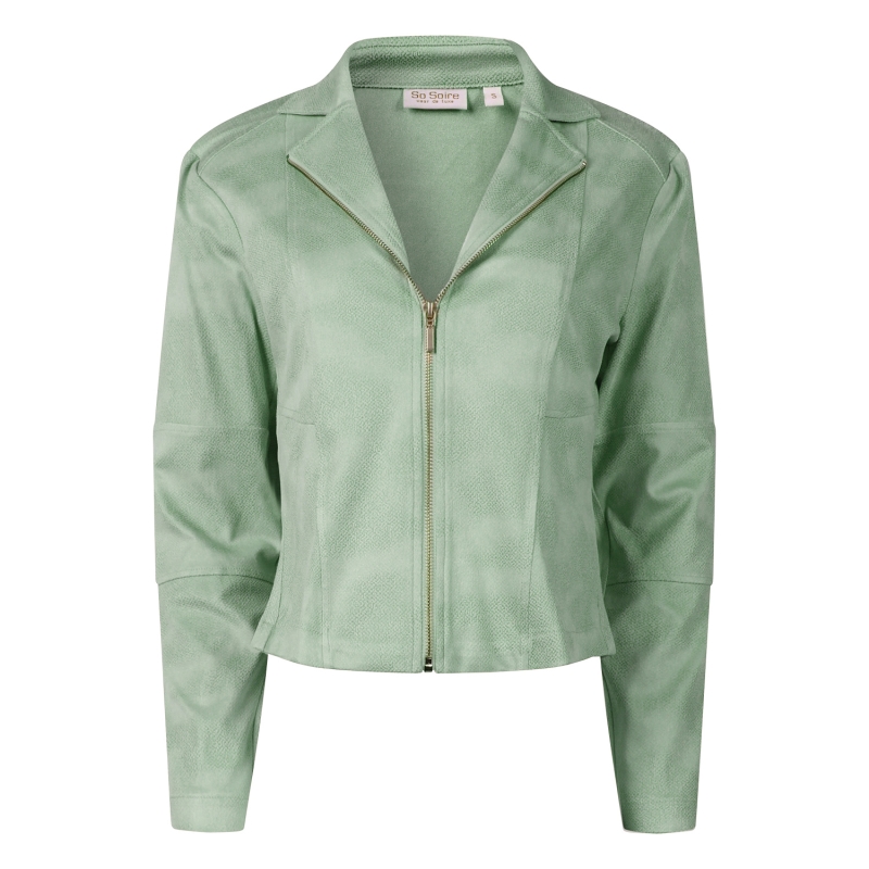 So Soire Lisa Z10455 blazers Groen licht