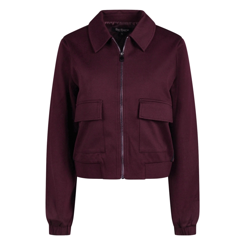 So Soire Benita W20407 blazers Bordeaux