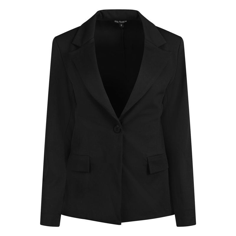 So Soire Gitty W20405 blazers Zwart