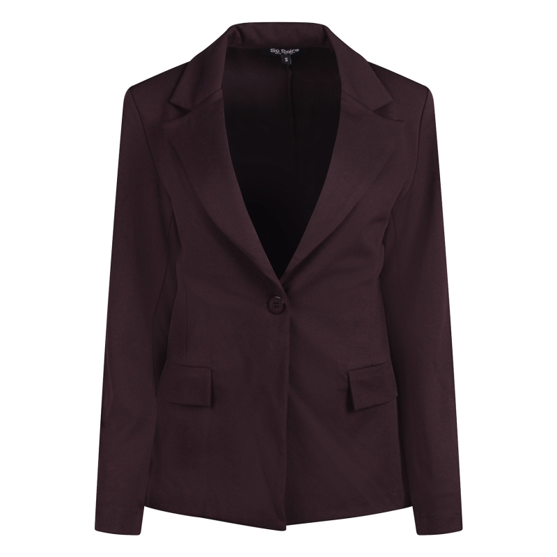 So Soire Gitty W20405 blazers Bordeaux