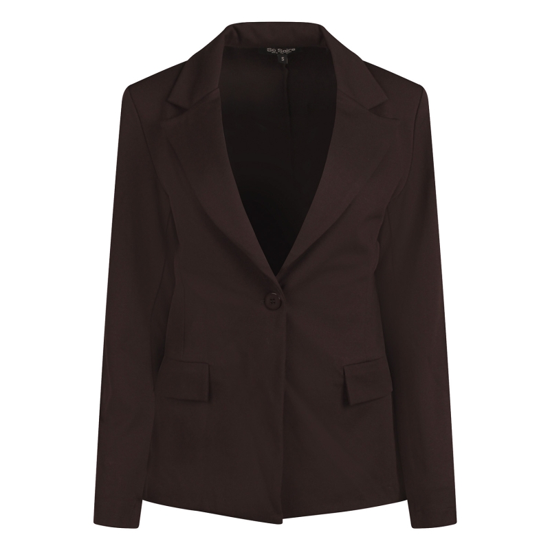 So Soire Gitty W20405 blazers Bruin donker