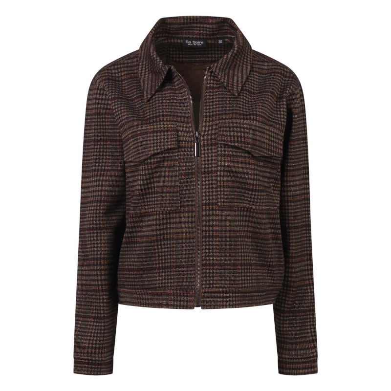 So Soire Brittany W20497 blazers Bruin donker
