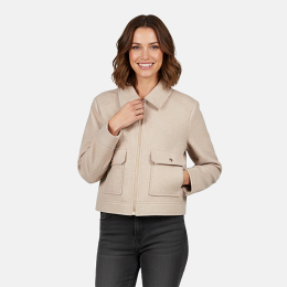 CARS jeans & casuals Ziva dames buiten jack zand