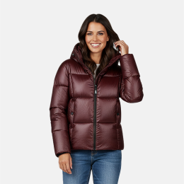 CARS jeans & casuals Kyky dames buiten jack wijnrood