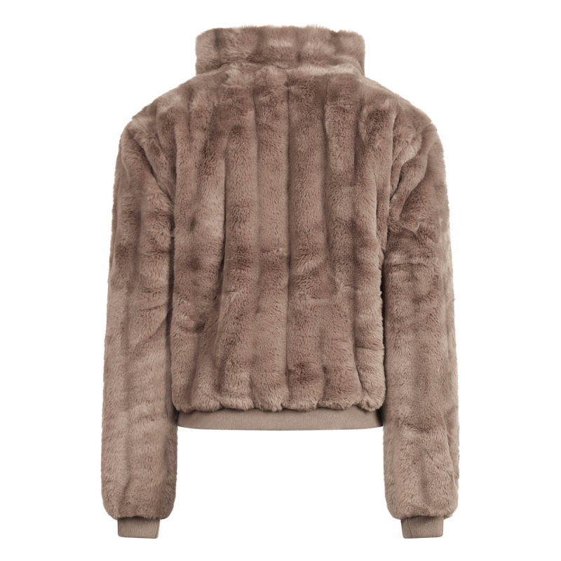 Lizzi Lou LJ-69426 W20377 buitenjack Bruin taupe
