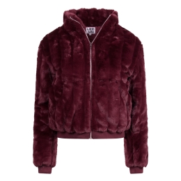 Lizzi Lou LJ-69426 W20377 dames Buiten jacks Rood bordo
