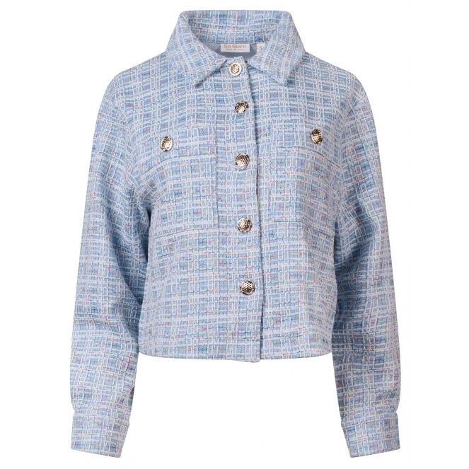 So Soire So Soire Marieke Z10453 Blauw light blue So Soire Marieke Z10453 Dames blazer/jasje Blauw bestel je online bij www.bertusmode.nl/