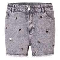 lizzi lou Anne lds Z10208 bermuda's Denim grey