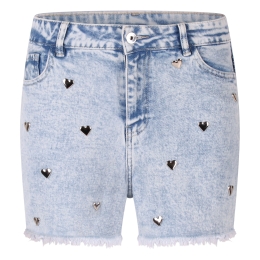 lizzi lou Anne lds Z10208 dames bermuda Denim licht gebleekt