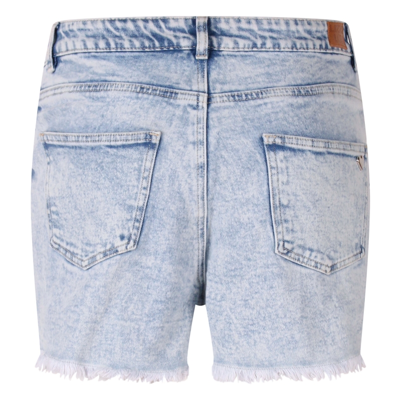 lizzi lou Anne lds Z10208 bermuda's Denim licht gebleekt