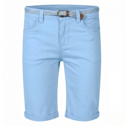 City Life 600816A Z10640 dames bermuda Blauw licht