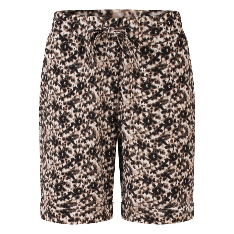 So Soire Liesje aop Z10664 bermuda's Taupe