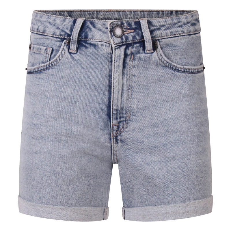 City Life Sofie Z10726 bermuda's Bleached denim