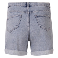 City Life Sofie Z10726 bermuda's Bleached denim