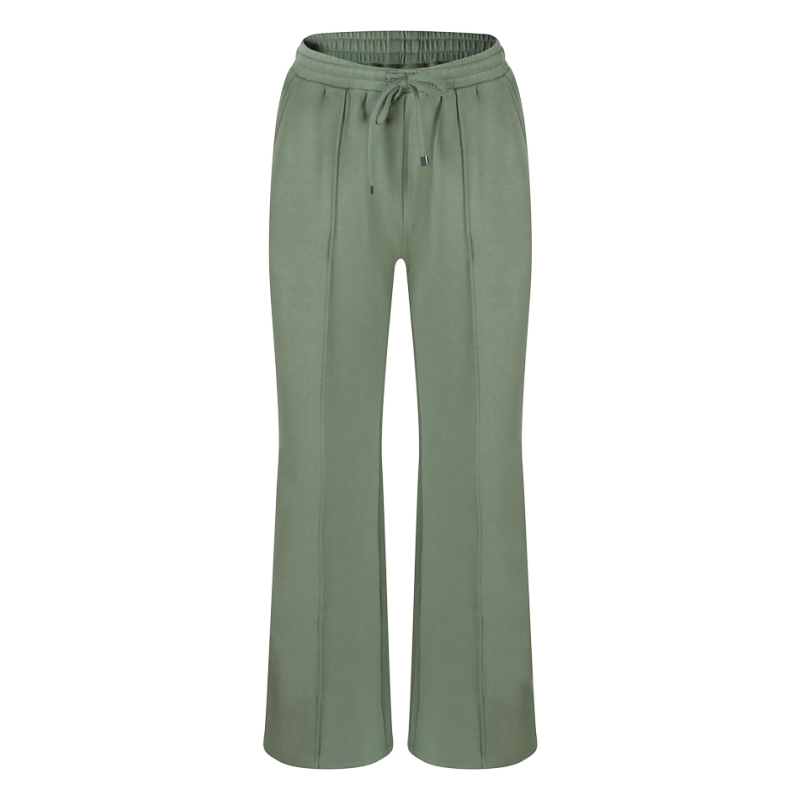 City Life 506027 W10392 lange broeken Groen mos