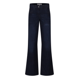 So Soire Saskia W10608 dames lange broek Denim darkwashed