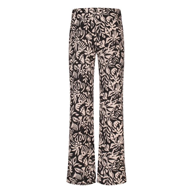 lizzi lou Sabina aop Z10493 lange broeken Zwart