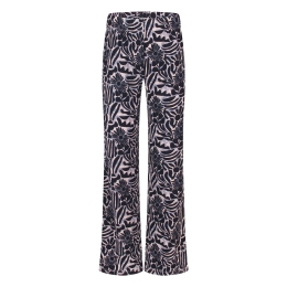 lizzi lou Sabina aop Z10493 dames lange broek Marine