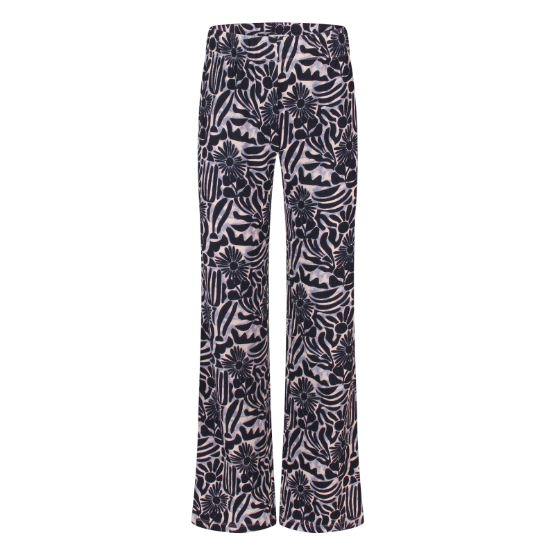 lizzi lou Sabina aop Z10493 lange broeken Marine