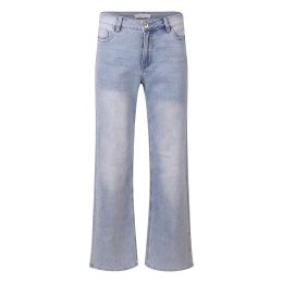 So Soire Amalia Z10439 dames lange broek Denim licht gebleekt