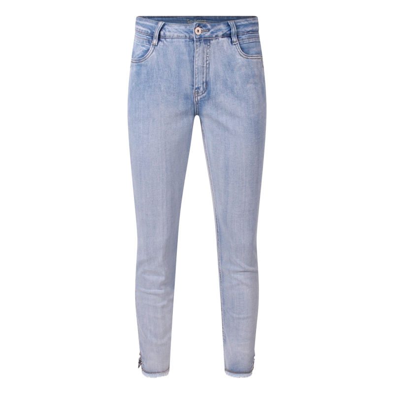 So Soire Roxy Z10444 lange broeken Denim licht gebleekt